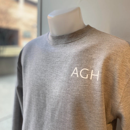 AGH Heathered Grey Crewneck Sweater