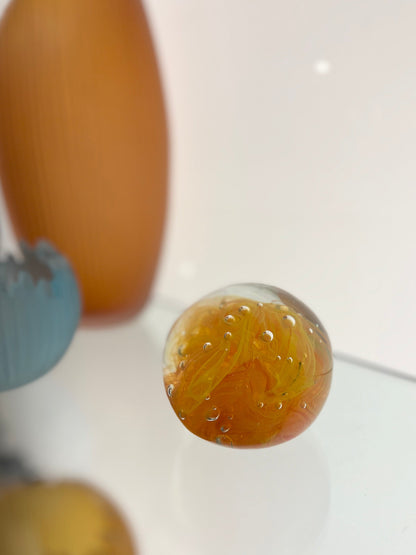 Glass Ocean Paperweight (Small)