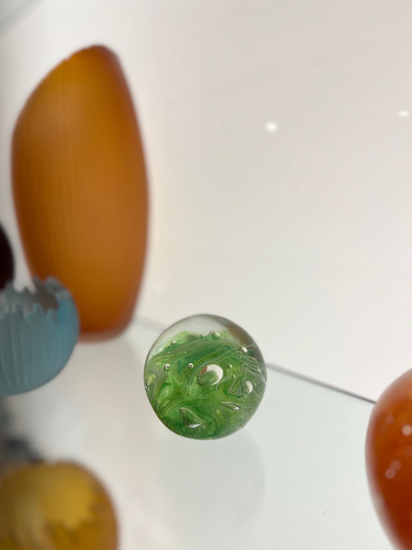 Glass Ocean Paperweight (Small)