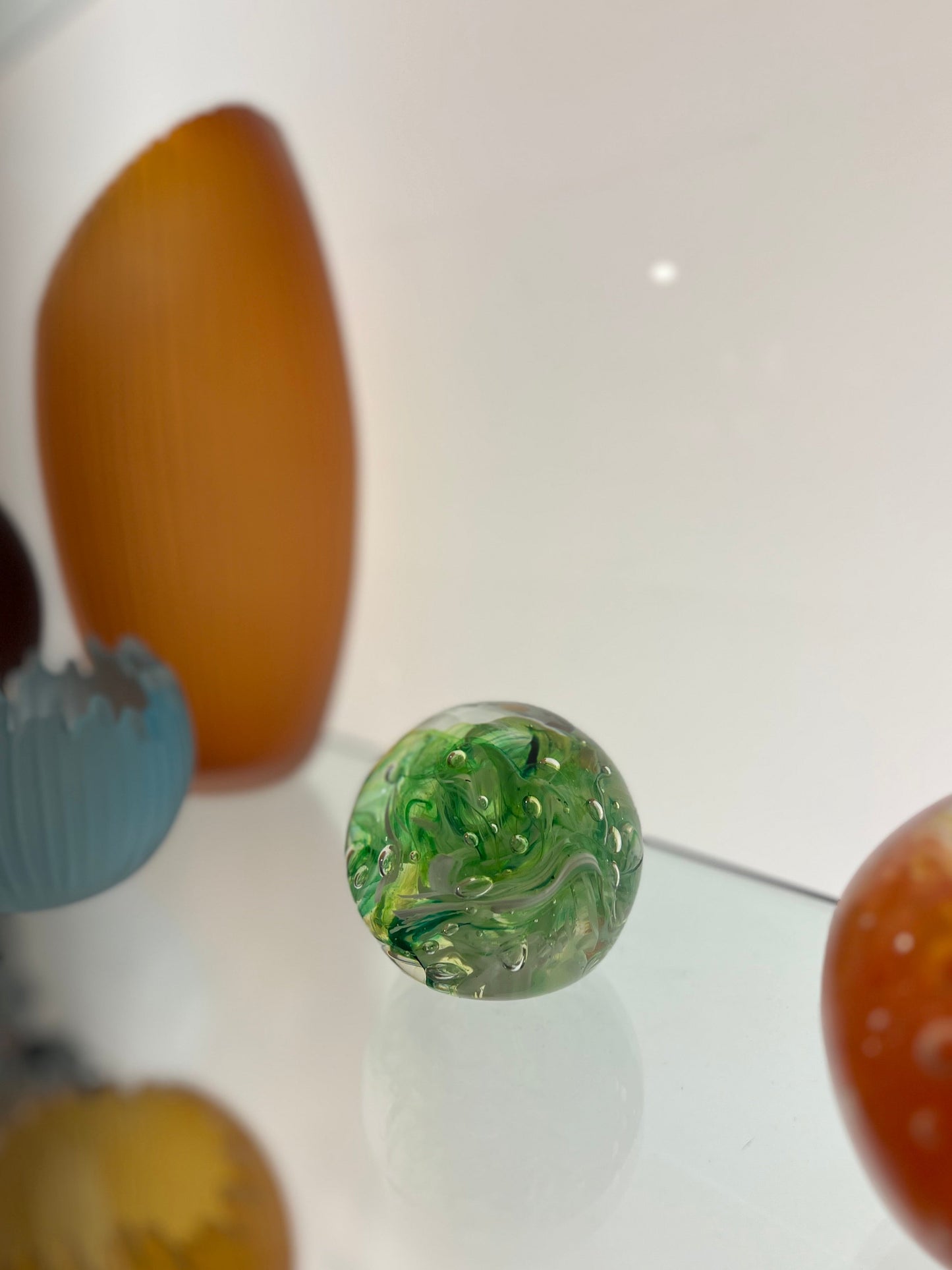 Glass Ocean Paperweight (Small)