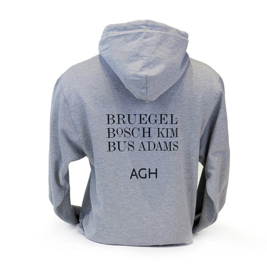 Grey Bruegel-Bosch Bus Hoodie