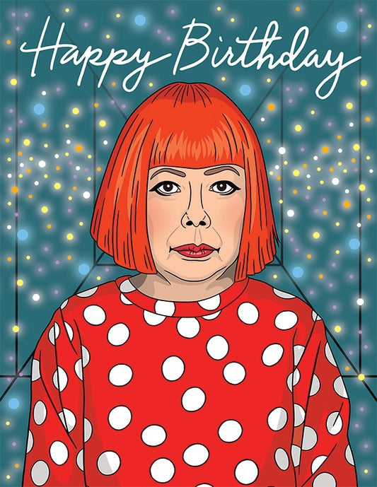 Yayoi Kusama Birthday Card