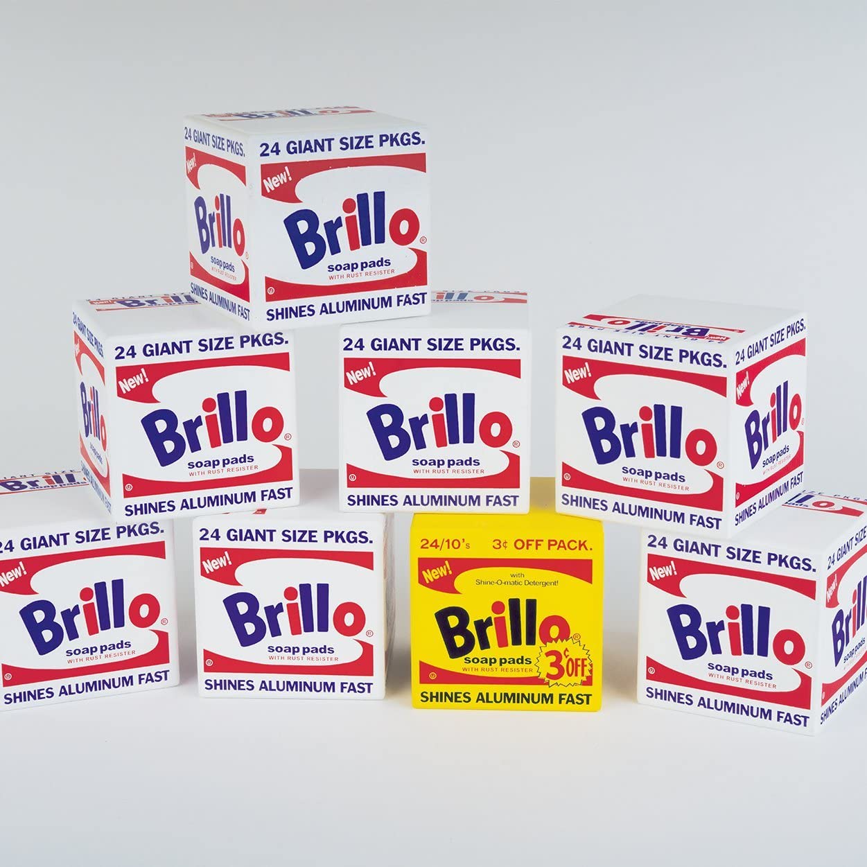Warhol Brillo Wood Blocks