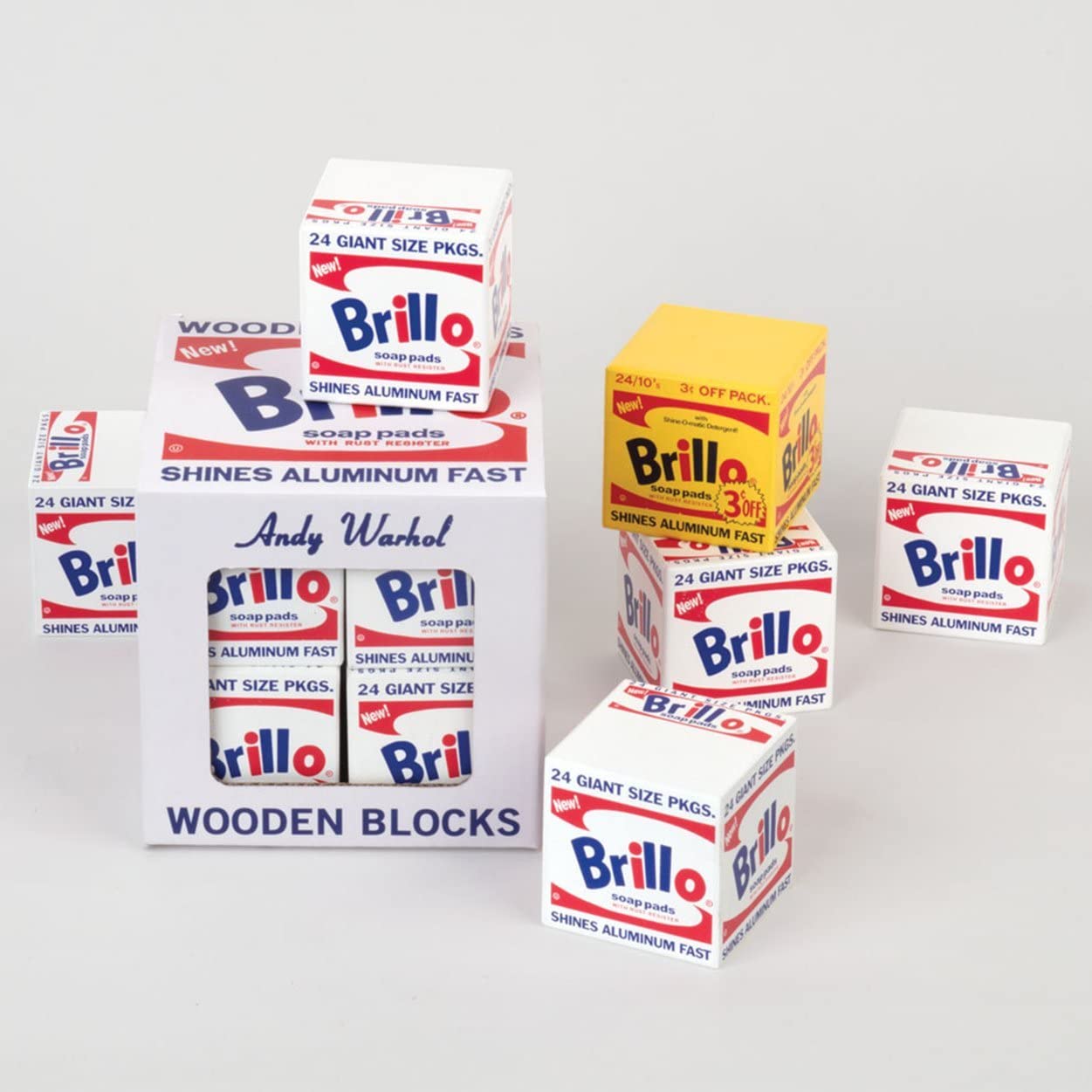 Warhol Brillo Wood Blocks