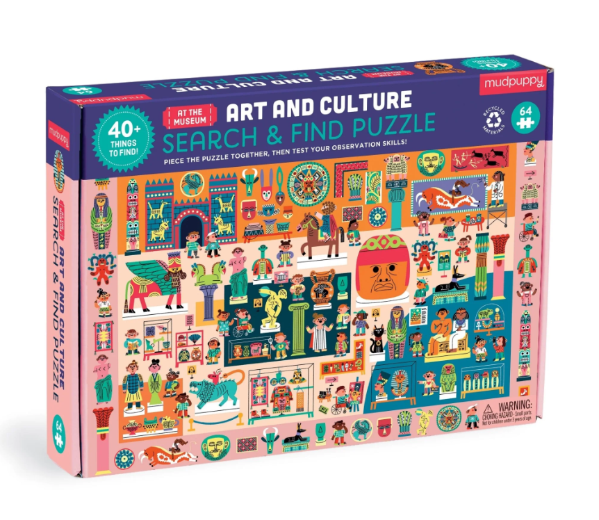 Art and Culture at the Museum 64 Piece Puzzle