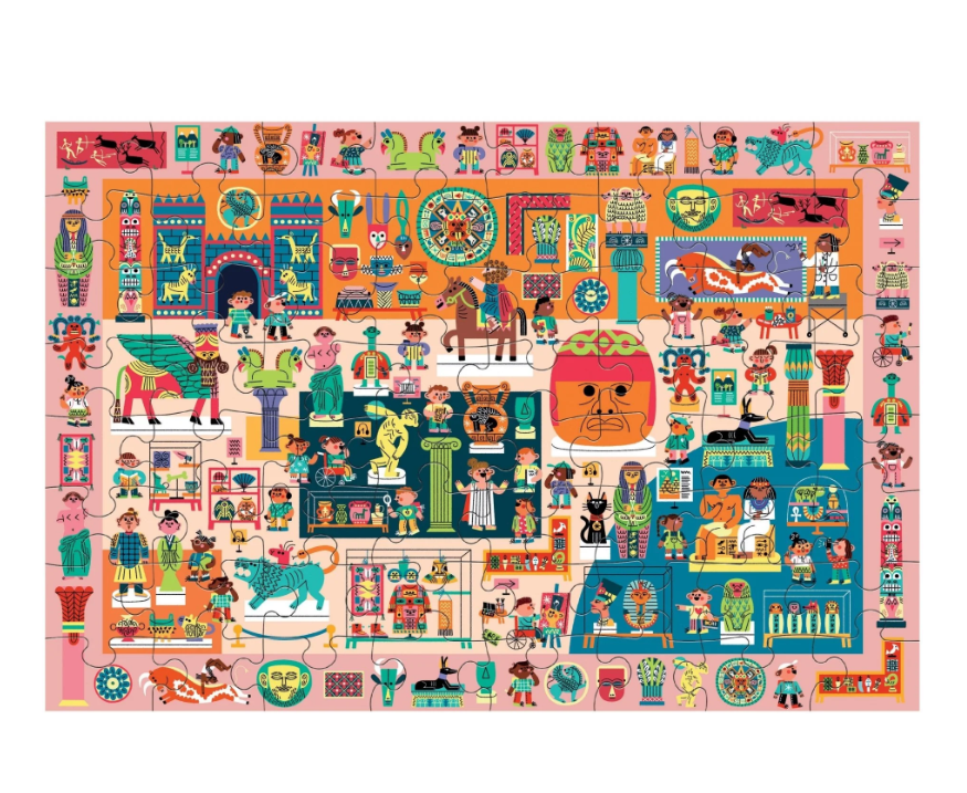 Art and Culture at the Museum 64 Piece Puzzle