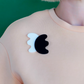 ARTIST Untitled Black & White Brooch 3