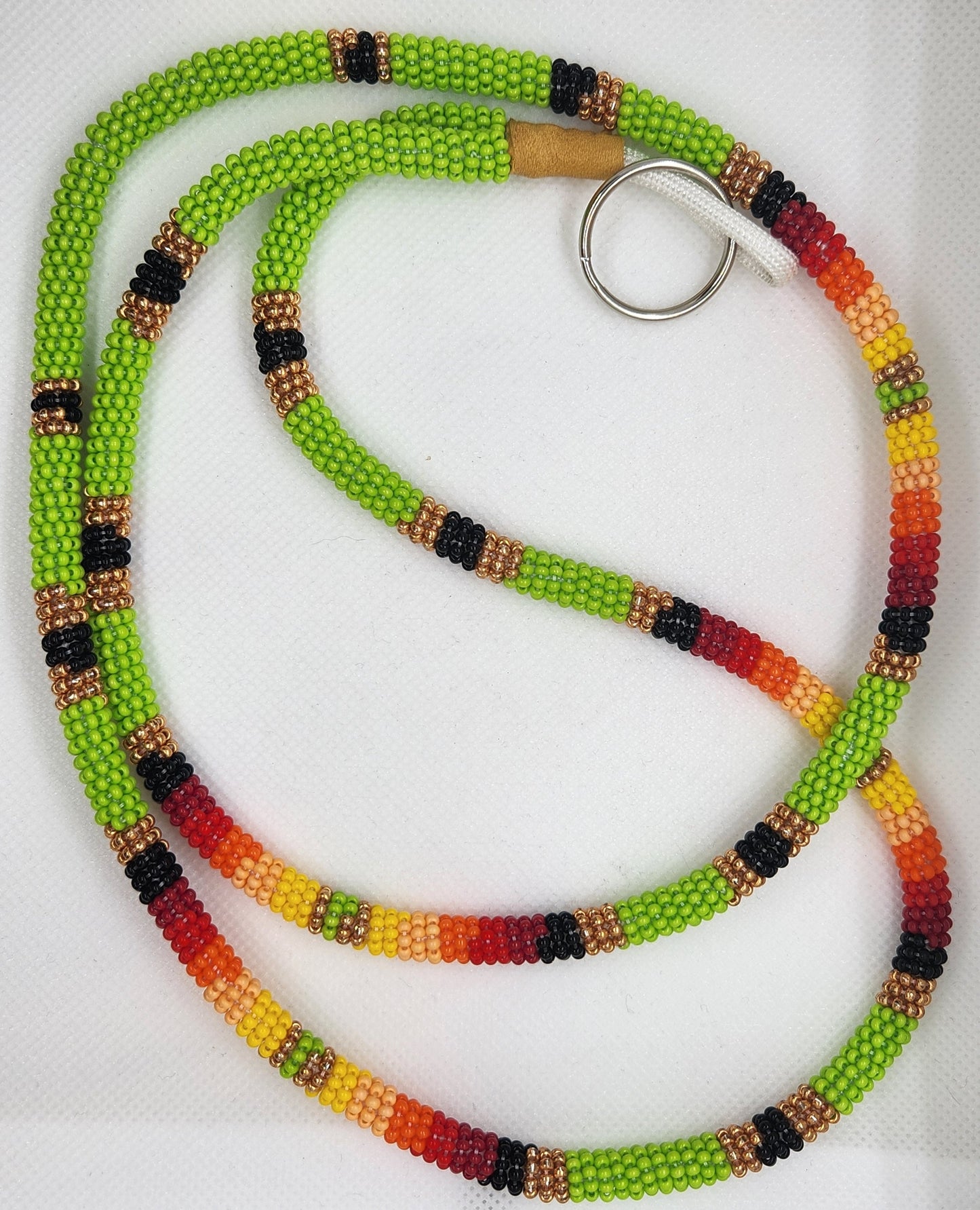 Beaded Lanyard by Bangarang Beads