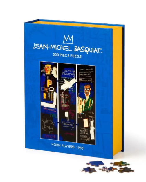 Basquiat Horn Players 500 Pc Book Puzzle