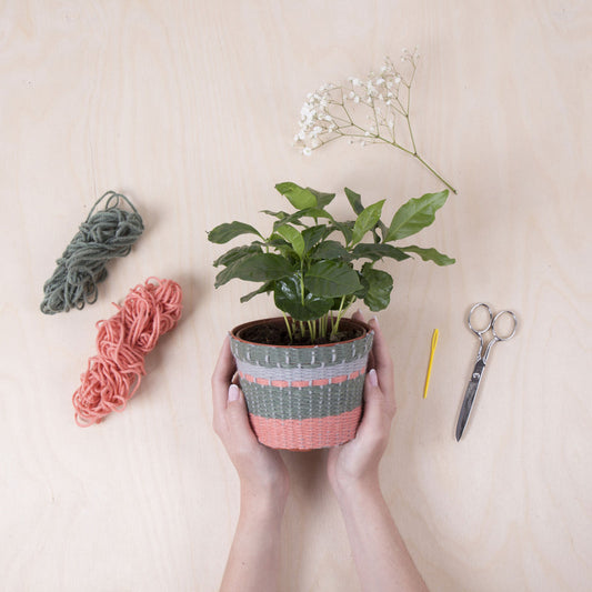 Knit Your Own Planter Cover Kit