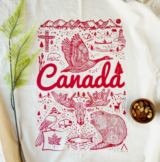 Canada Commemorative Tea Towel