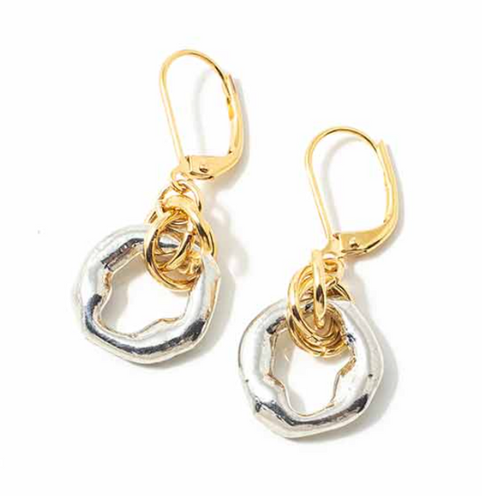 Cormi Earring in Silver & Gold