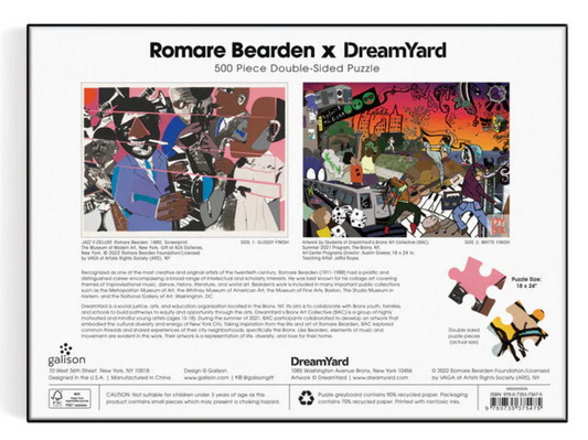 Bearden x Dreamyard 500 Piece Double-sided Puzzle