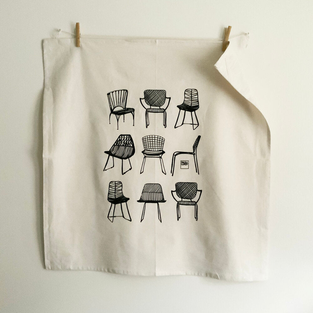 Modern Chairs Tea Towel