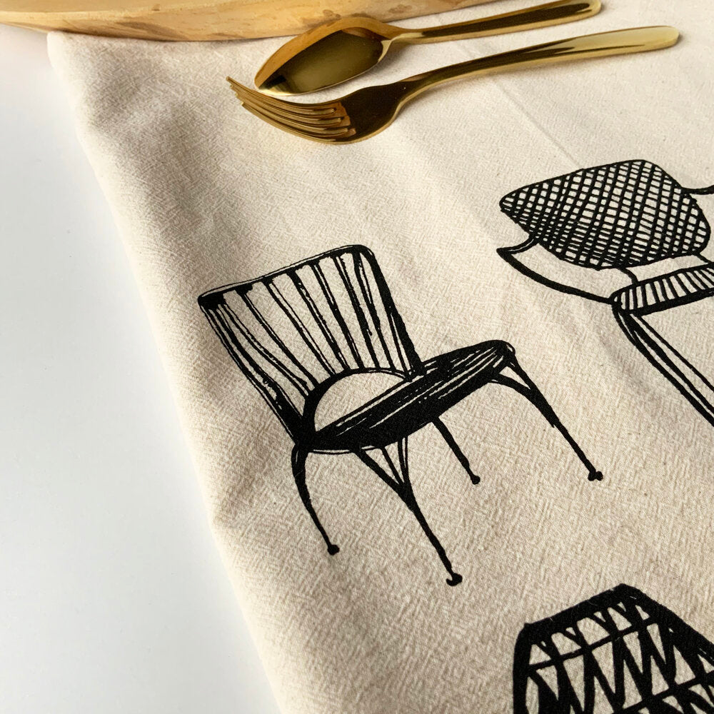 Modern Chairs Tea Towel