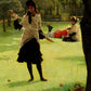 Tissot's Croquet Girl Card