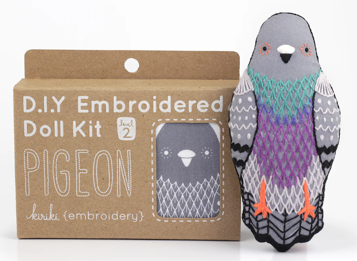 Pigeon Doll Embroidery Kit
