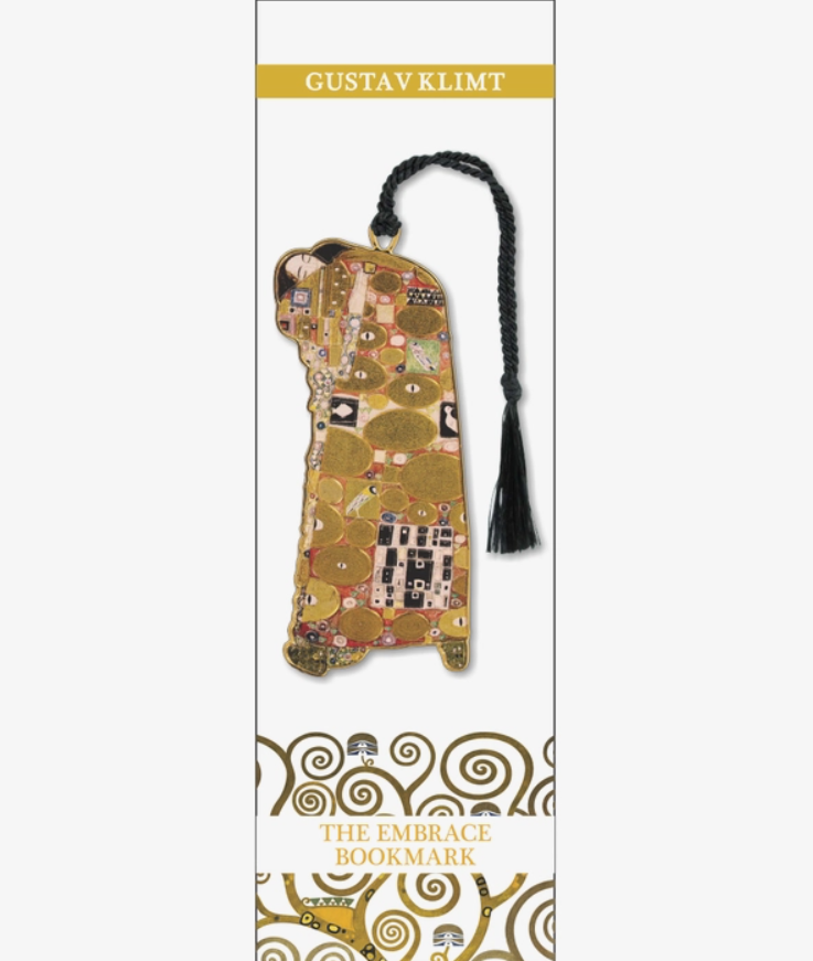 Klimt Embrace Metal Bookmark