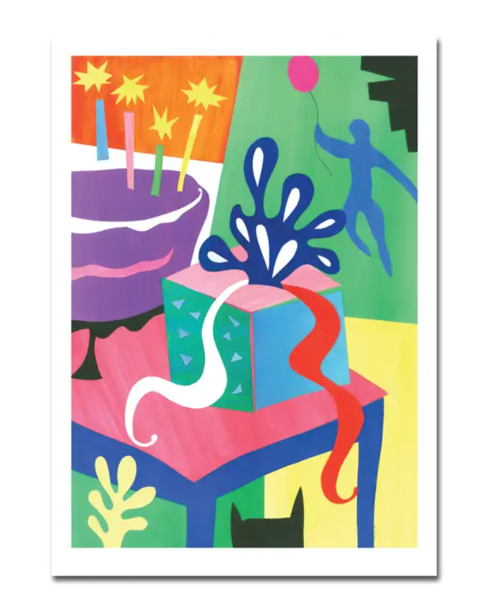 Matisse Cutout Birthday Card