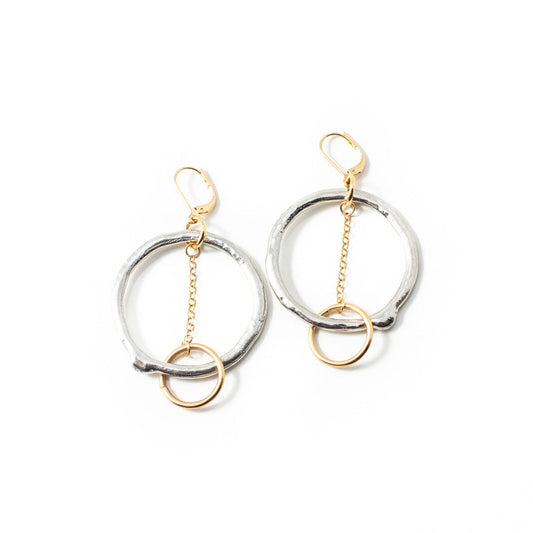 Miota Earring in Gold & Silver