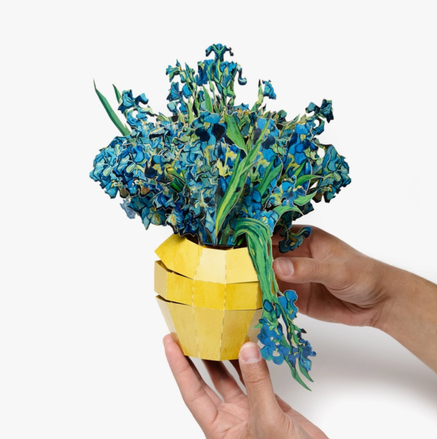 Van Gogh Irises Paper Bouquet