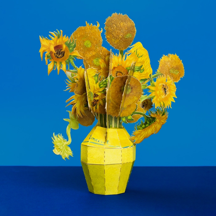 Van Gogh Sunflowers Paper Bouquet