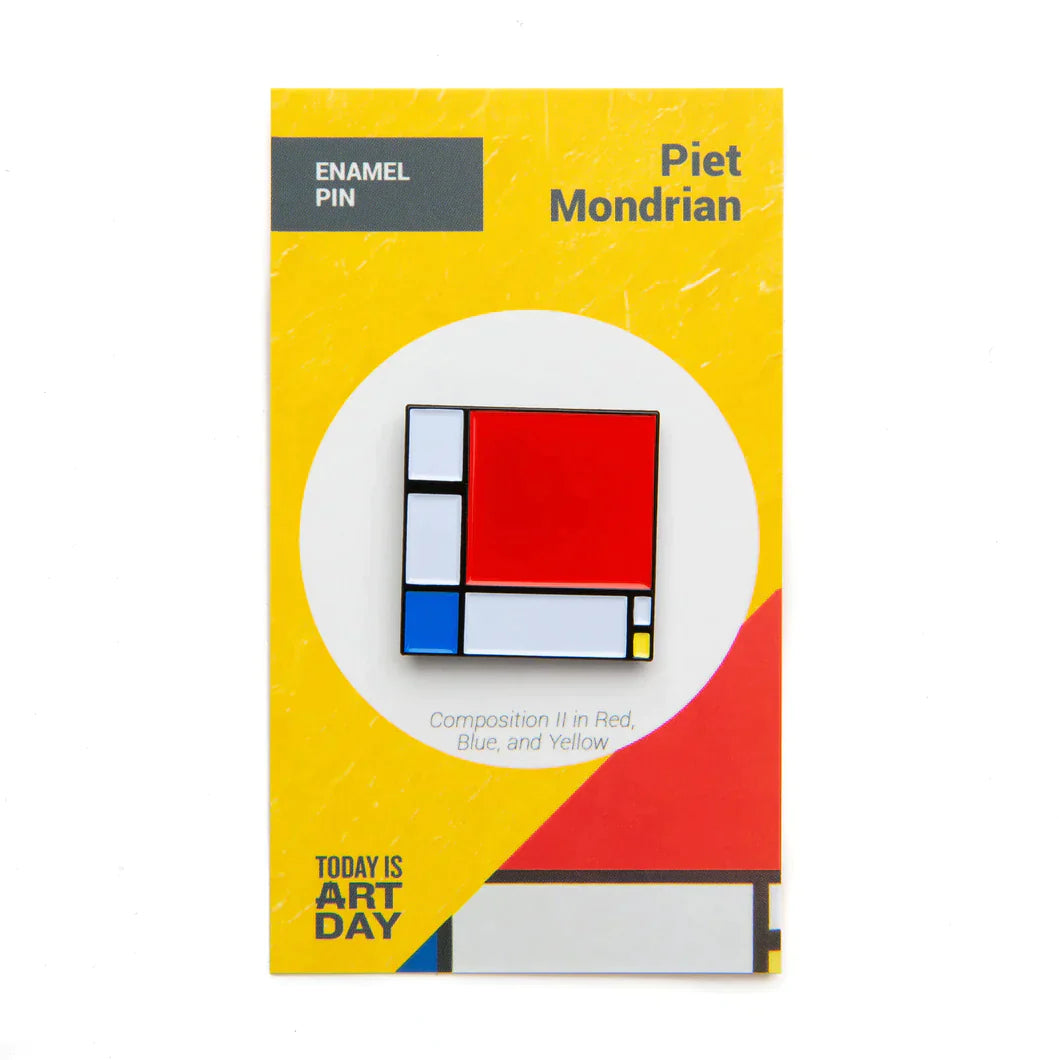 Mondrian Composition II Pin