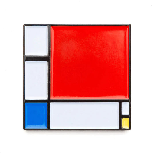 Mondrian Composition II Pin