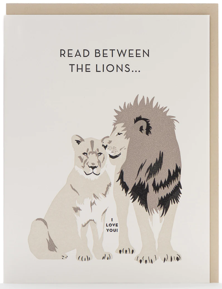 Read Between the Lions Card AGH Shop