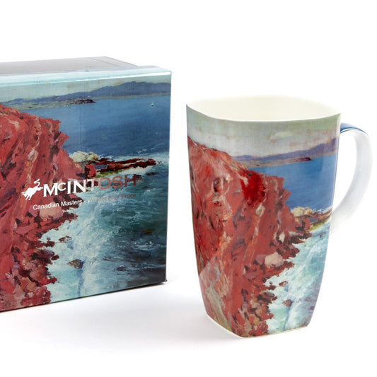 red rock mug, mcintosh mugs, william blair bruce mug, art gallery of hamilton mug,