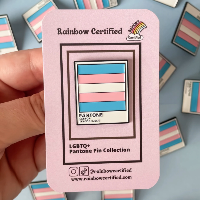 Transgender Pantone Pin