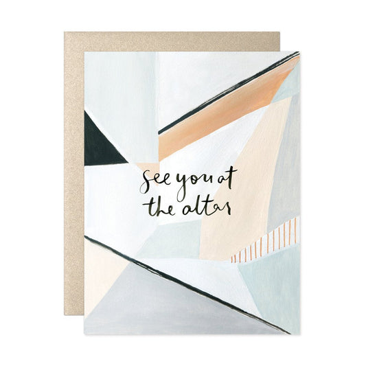 See You at the Altar Card