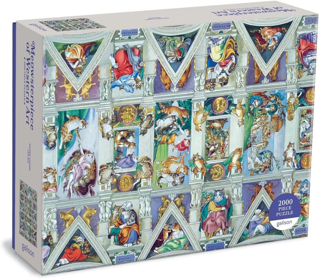 Sistine Chapel Meowsterpiece 2000 Piece Puzzle