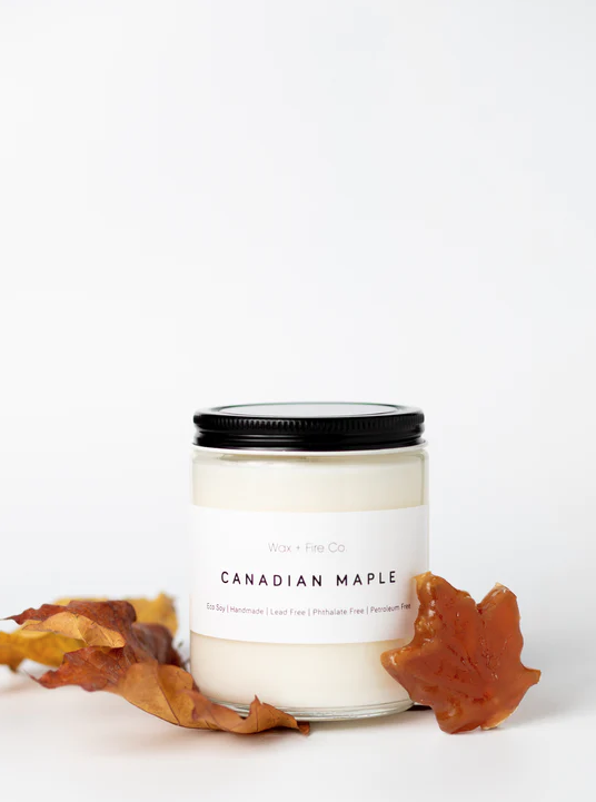 8oz Canadian Maple Soy Candle