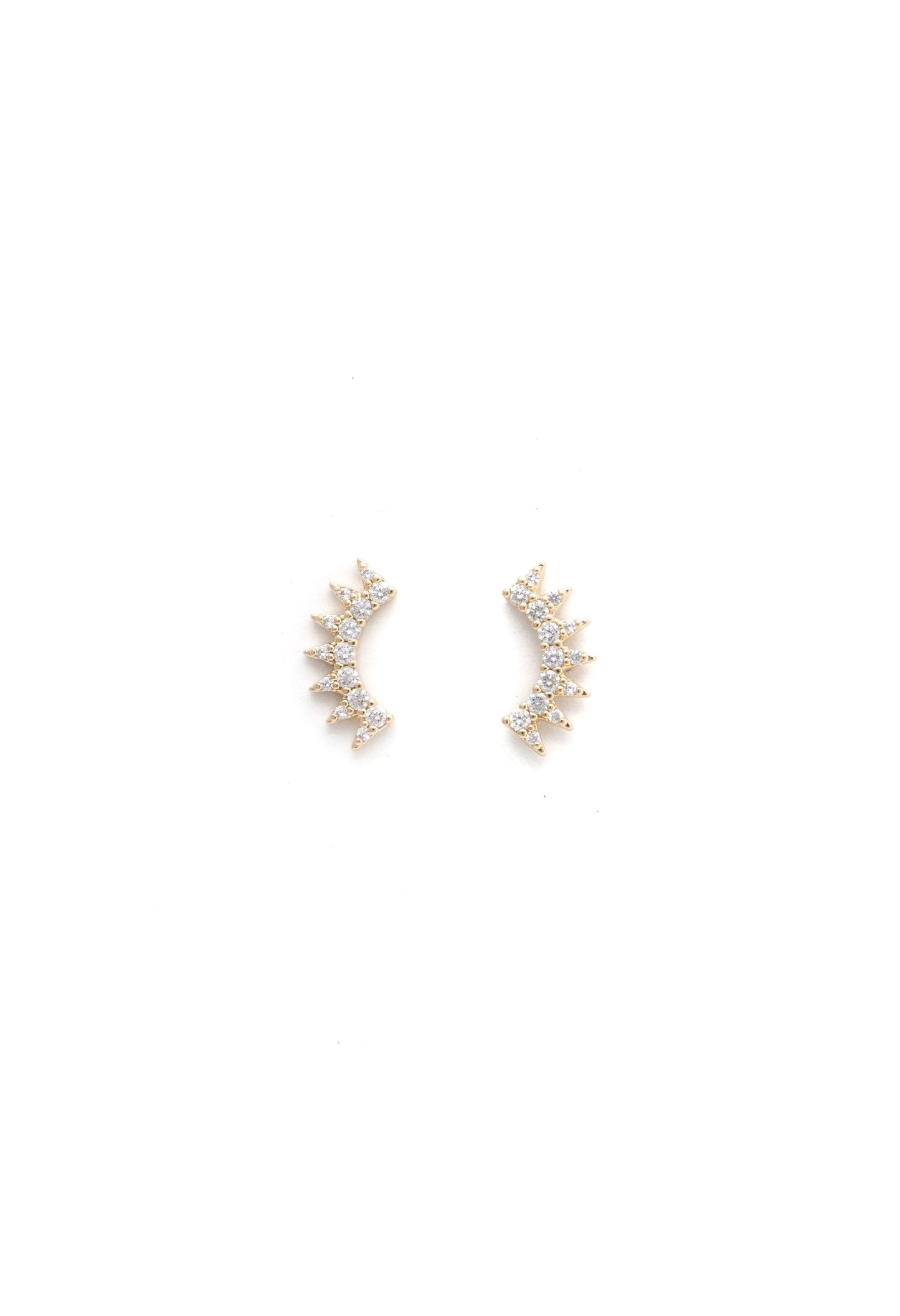 Gold Nova Climber Earring