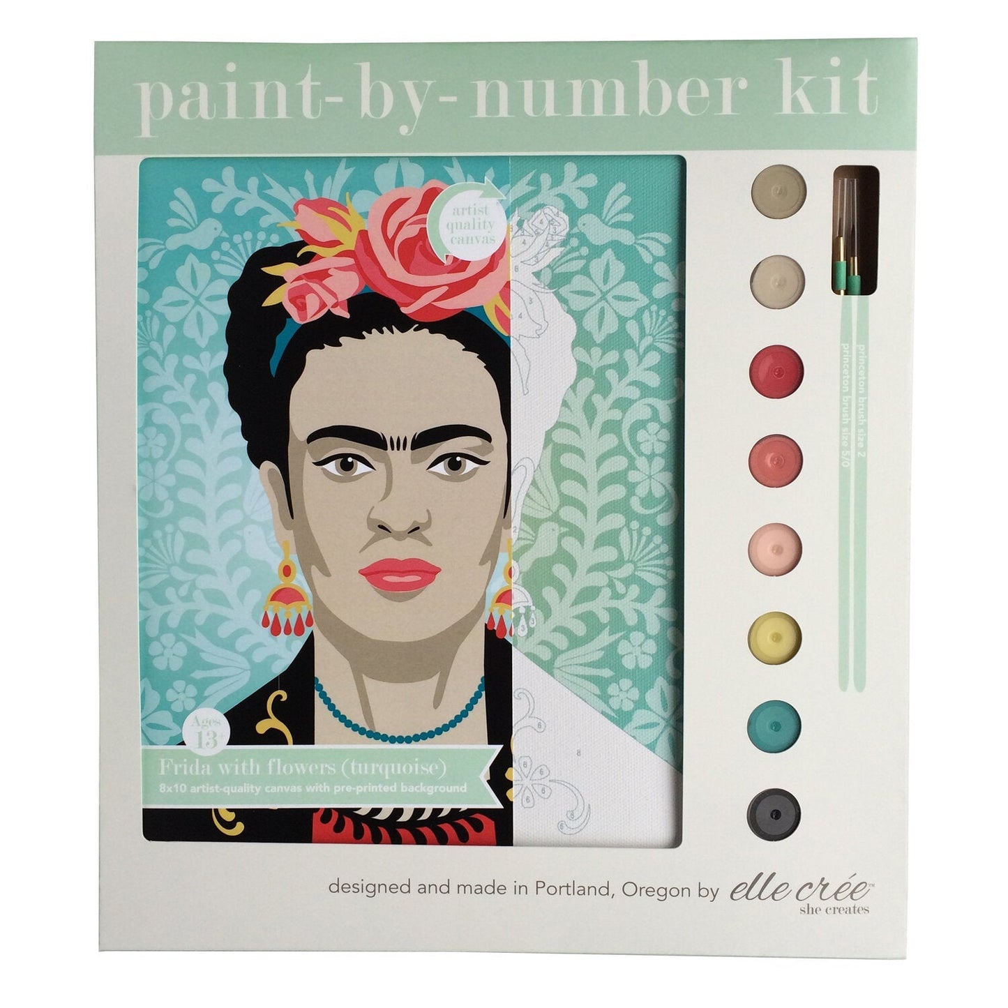 Frida Paint-by-Numbers Kit