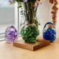Glass Ocean Paperweight
