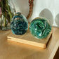 Glass Ocean Paperweight
