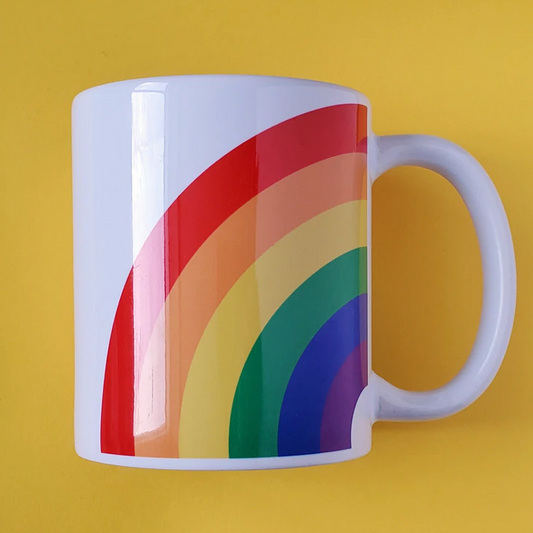 Rainbow Mug Curved