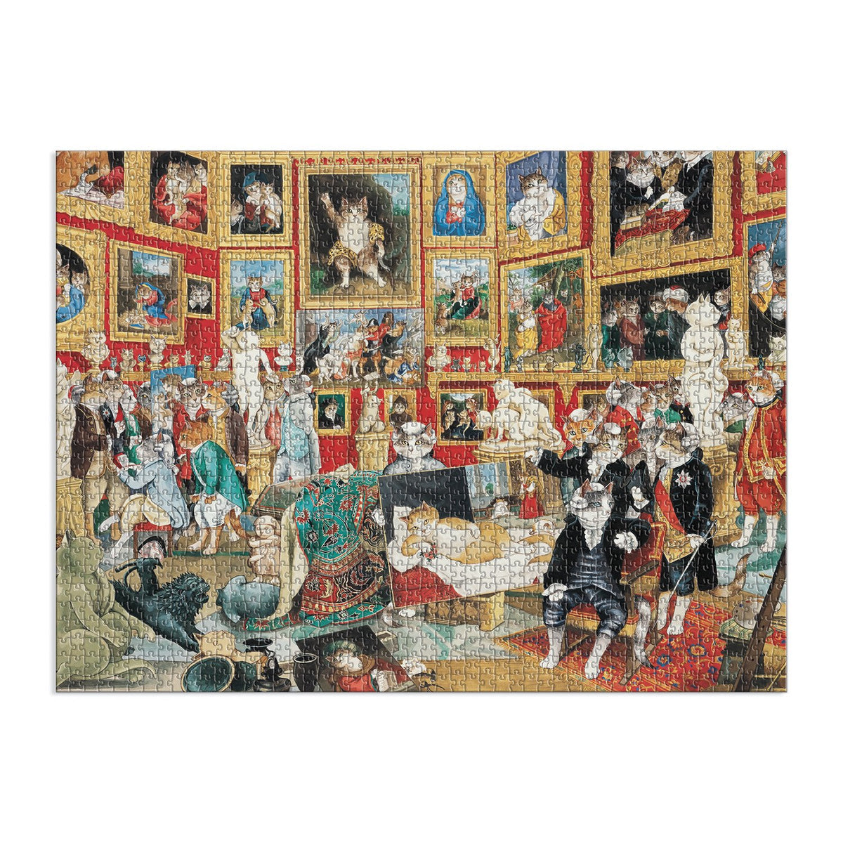 Tribuna of the Uffizi Meowsterpiece of Western Art 1500 Piece Puzzle