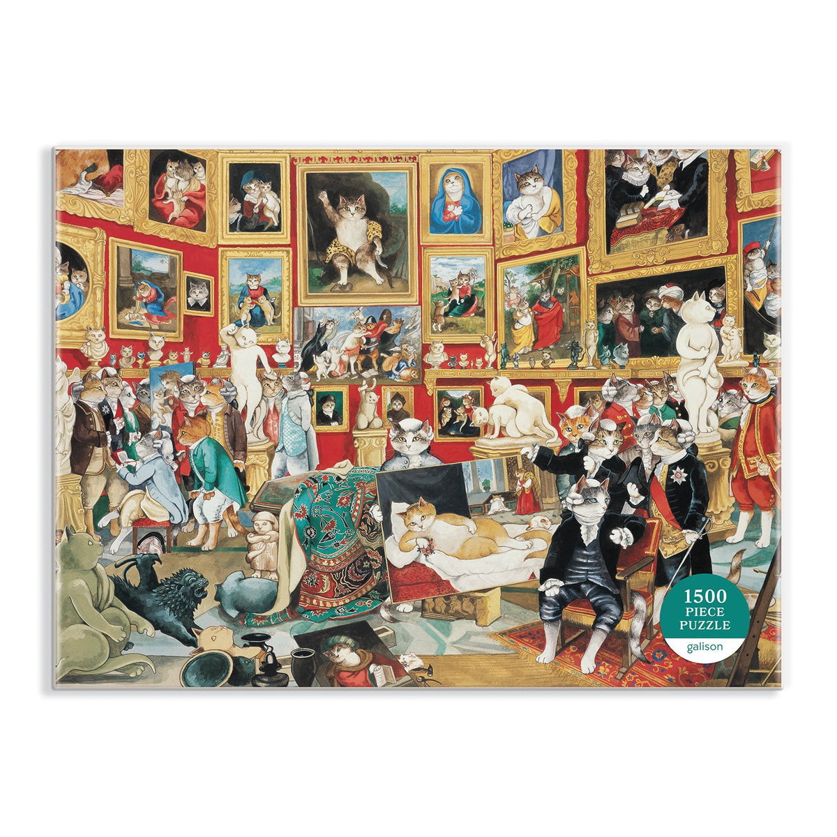 Tribuna of the Uffizi Meowsterpiece of Western Art 1500 Piece Puzzle